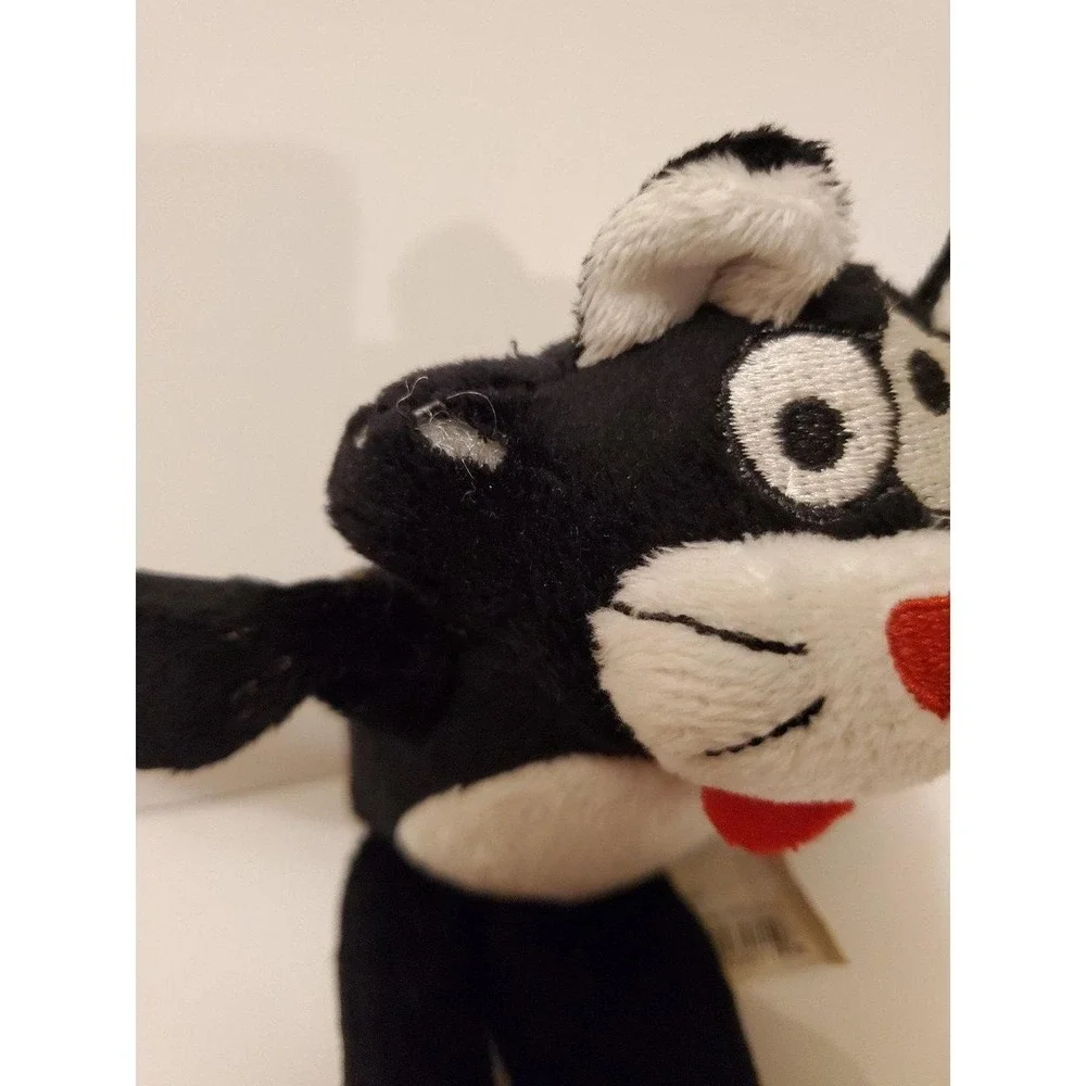 cat‎ a pult black and white cat plush catapult